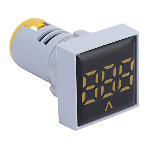 Digitale Spannungssignal-Anzeige Leuchte Panel-Spannungsmesser-Indikator 60-500V Wechselstrom hoher Haltbarkeit klarer Druck sicherer Verwendung Elektrizität Telekommunikation (Yellow) von Qotolite