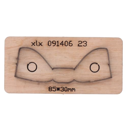 Leder schneiden Stiefe Schaltformform Punchschneider Handwerksform Werkzeug 10.5x5x2.3 cm Papier Gummifahrzeug DIY Lederschneider von Qotolite