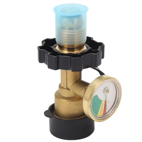 Qotolite Gastankadapter Universal konvertiert POL in QCC1 für BBQ Camping Messingmaterial von Qotolite