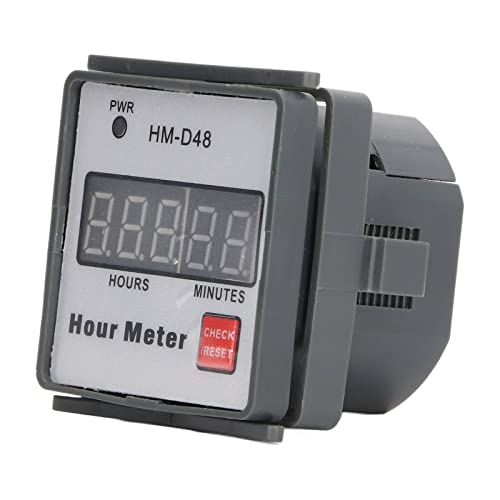 Qotolite Stunde Meter Digital Display Timer ABS 0-999.99 Stunden Timing Tool AC AC von Qotolite