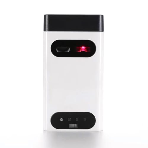 Qotolith Compact -Projektionstastatur, Bluetooth -drahtlose Tipps in voller Größe, wiederaufladbare Power Bank, für die Go -Profis und -reisenden von Qotolite