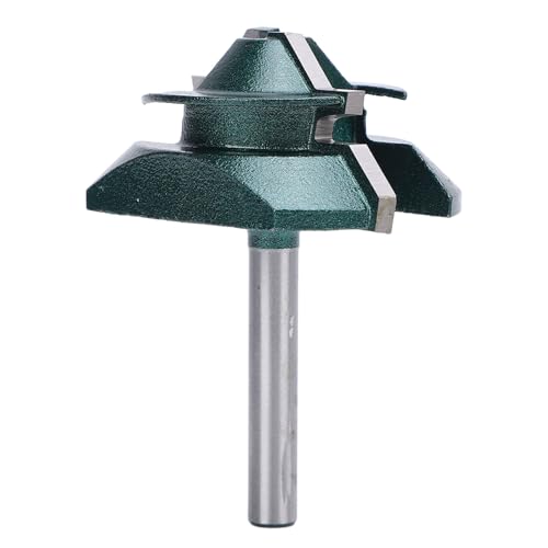 Qotolith Holzbearbeitung Router Bit 6mm Schaft 2 Zoll Klinge 45 Grad Lock Gehrer -Router für Handwerk Qotolith Holzbearbeitung Router Bit 6mm Schaft 2 Zoll Klinge 45 Grad Lock Gehrer -Router für Handwerk von Qotolite