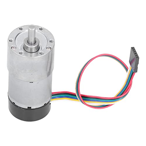 Qotolith JGB37-3530 DC12V -Encoder -Metall -Gearmotor -Geschwindigkeitsreduzierung Hochtorsions -Encoder -Getriebemotor (800RPM) von Qotolite