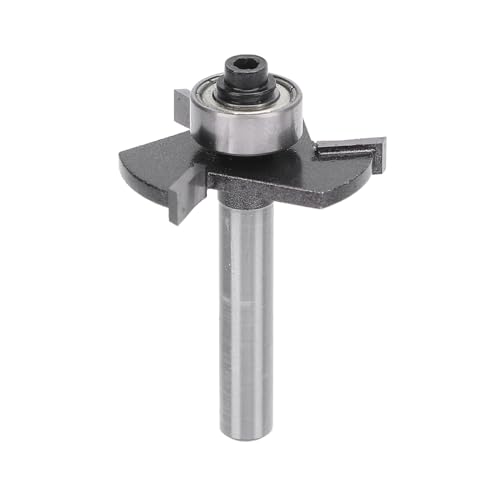 Qotolith T -Form Router Bit 1/4 Zoll Schaft 3 Zähnekugellager Schlitzschneider Bit für Holzsperrholz 5/32 Schneidhöhe Qotolith T -Form Router Bit 1/4 Zoll Schaft 3 Zähnekugellager Schlitzschneider Bit für Holzsperrholz 5/32 Schneidhöhe von Qotolite