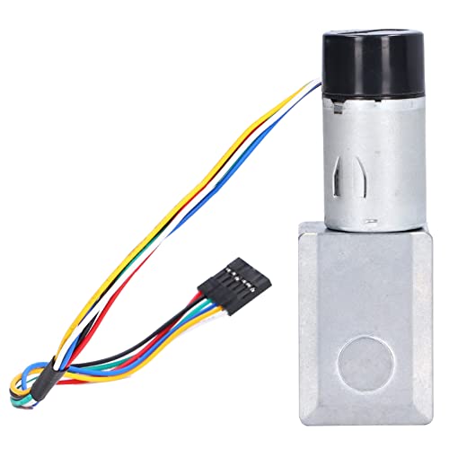Qotolith hoher Torsionsgetriebe Motor Vollmetall -Selbstverriegelungs -Encoder -Reduktion Motor -Einzelwelle (6RPM DC6V) von Qotolite