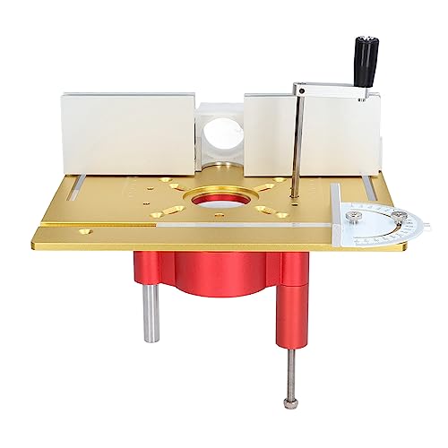 Router Liftsystem Elektrisch Router Tisch Einsatzplatte Hebeplatte Basis Kit Holzbearbeitung Schleifer rot (Gold) von Qotolite
