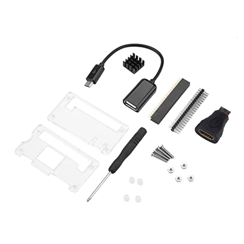 Zero W Basic Suite Kit Accessoires Micro USB an OTG Mini HD Multimedia Schraubendreher 40p Pin weibliche Kühlkörper, lebig und einfach zu bedienen für DIY -Enthusiasten von Qotolite
