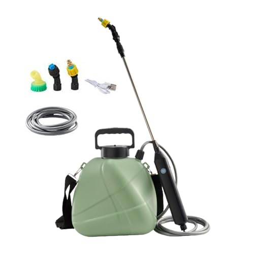 Qoukonao Batteriebetriebener Sprühgerät - 4 Liter Schreibtisch Reiniger | Gartensprüher mit Verstellbarer Düse für Autowäsche Gewächshaus Fenster Outdoor Tierpflege Terrasse Unkrautbekämpfung Qoukonao Batteriebetriebener Sprühgerät - 4 Liter Schreibtisch Reiniger | Gartensprüher mit Verstellbarer Düse für Autowäsche Gewächshaus Fenster Outdoor Tierpflege Terrasse Unkrautbekämpfung von Qoukonao