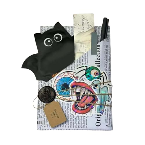 Qoukonao Bücher Date | Halloween Hexe Blind Date Mit Einem Buch - Handgefertigtes Buchgeschenk Für Bücherwürmer Party Mitgebsel von Qoukonao