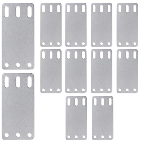 Qoukonao Cargo E Track Rail Mounting Back Plate | E Track Backing Plates - Heavy Duty Shelf with Installation Kit for Garage Truck Warehouse Truck Trailer Workshop von Qoukonao