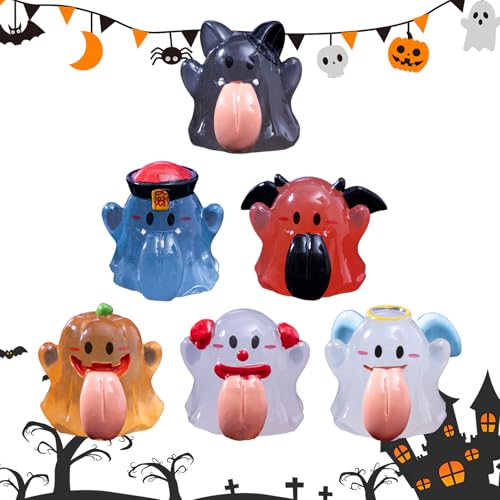 Qoukonao Figur | 6-teilige im Dunkeln leuchtende Autodekoration,Lustige Figur Mit Großer Zunge Design Für Halloween Für Auto Und Zuhause Für Drinnen Draußen Qoukonao Figur | 6-teilige im Dunkeln leuchtende Autodekoration,Lustige Figur Mit Großer Zunge Design Für Halloween Für Auto Und Zuhause Für Drinnen Draußen von Qoukonao