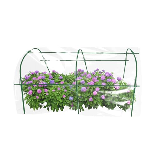Qoukonao Gewächshausbogen,Pflanztunnel - Pflanzenbogen Anzuchttunnel Für Garten Rasen Outdoor Blumenbeet Hochbeet von Qoukonao