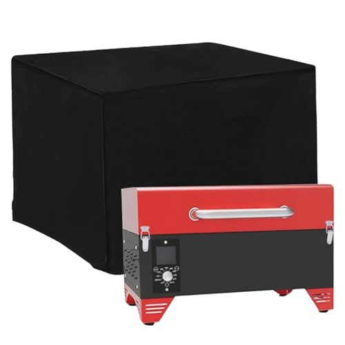 Qoukonao Grillabdeckungen Für Draußen | Staubdichte Grillschutzhaube | 61x43x36 cm Oxford Stoff wasserdichte Abdeckung Für Garten BBQ Outdoor Picknick Gartenpartys von Qoukonao