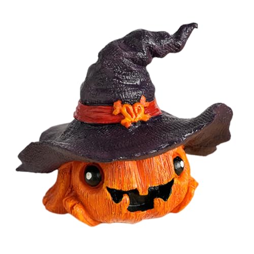 Qoukonao Halloween Kürbis Skulptur, Halloween Deko Für Innen- Und Außenbereich, Exquisites Festliches Lustiges Deko Accessoire Für Büro Wohnzimmer Fensterbank Schlafzimmer Party Qoukonao Halloween Kürbis Skulptur, Halloween Deko Für Innen- Und Außenbereich, Exquisites Festliches Lustiges Deko Accessoire Für Büro Wohnzimmer Fensterbank Schlafzimmer Party von Qoukonao