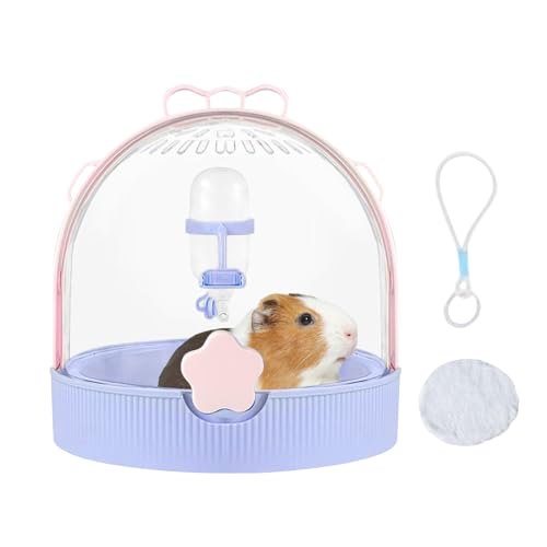Qoukonao Hamster Transportbox | Reise Hamsterkäfig Häschen Transportbox,Tragbare Tragebox Mit Wasserflasche Für Mäuse Rennmäuse Vögel Frettchen Chinchilla Und Haustiere,Vogel Kaninchen Chinchilla Igel Qoukonao Hamster Transportbox | Reise Hamsterkäfig Häschen Transportbox,Tragbare Tragebox Mit Wasserflasche Für Mäuse Rennmäuse Vögel Frettchen Chinchilla Und Haustiere,Vogel Kaninchen Chinchilla Igel von Qoukonao