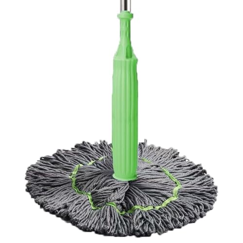 Qoukonao Haushaltsreinigungsmopp, Handheld Langstiel Reiniger Mop, Starke Saugfähige Reinigung für Schlafzimmer, Glas und Decke von Qoukonao