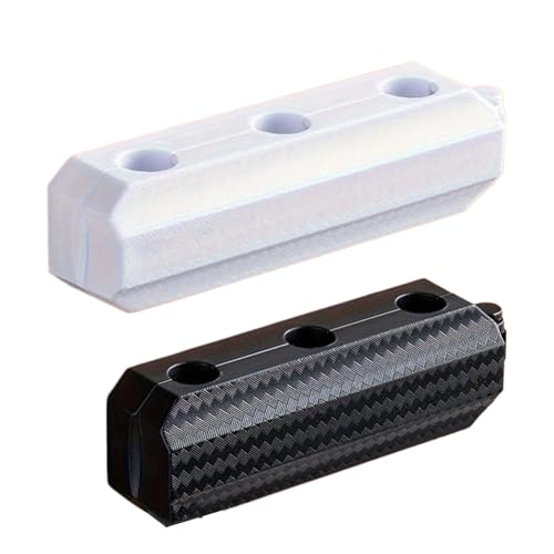 Qoukonao Magnetische Kabelclips - Kabelmanagement Schreibtischclip | Klebender 3-fach Halter Organizer für Küche Home Office Arbeitsplatz Auto Bett neben Nachttisch Handy Schreibtisch von Qoukonao