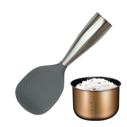Qoukonao Reisspatula - Antihaft Stehende Reisschaufel | Küchenhelfer Tragbarer Löffel Für Haushalt Restaurant Theke,Gastronomie Haushalt Gewerbeküche von Qoukonao