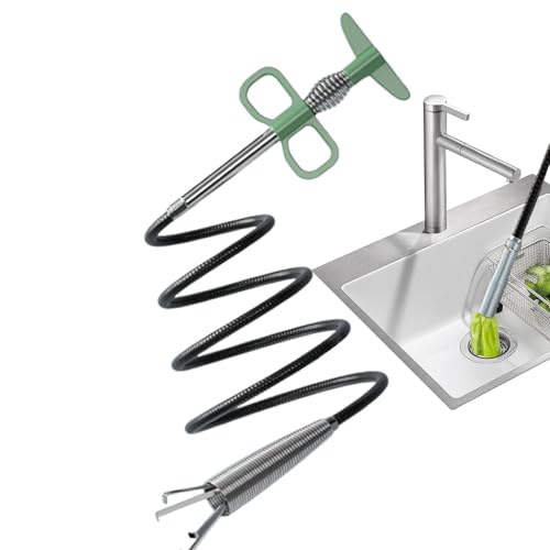 Qoukonao Schlangen Abfluss Haarentfernung Werkzeug, 4 Krallen Verstopfungsentferner Werkzeug, Abfluss Verstopfung Entferner für Klempner Wartungspersonal & Gewerbe Qoukonao Schlangen Abfluss Haarentfernung Werkzeug, 4 Krallen Verstopfungsentferner Werkzeug, Abfluss Verstopfung Entferner für Klempner Wartungspersonal & Gewerbe von Qoukonao