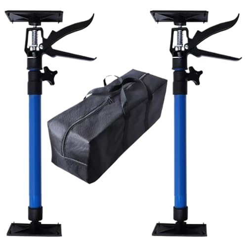 Qoukonao Schrankheber - 48 Bis 114 Cm Dritte Hand Unterstützung,30kg Traglast Arbeitserleichternde Nivellierstange Aufzughalterung Für Elektrogeräte Bau Kühlschrank Markise von Qoukonao