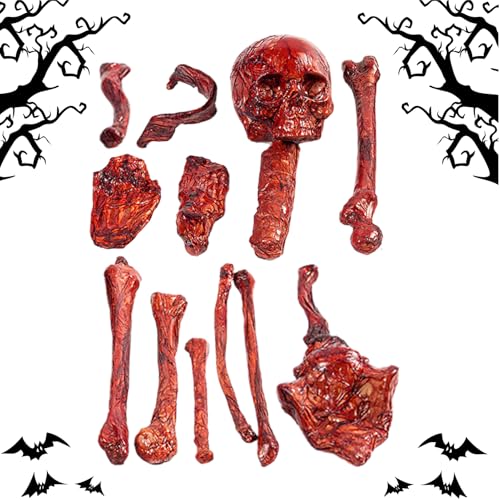 Qoukonao Skelette Für Halloween | Knochen-Set Beutel - Halloween Deko Für Friedhof Vorgarten Garten Karneval Party Qoukonao Skelette Für Halloween | Knochen-Set Beutel - Halloween Deko Für Friedhof Vorgarten Garten Karneval Party von Qoukonao