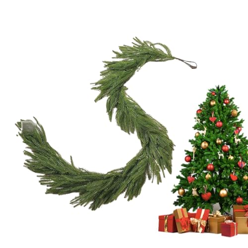 Qoukonao Weihnachtskranz | Herbstlicher Weihnachtskranz Für Die Haustür | Festliche Deko Immergrün wasserdichte Türkranz Für Terrasse Erntedank Winter Kamin Herbst Küchenfenster Feiertage von Qoukonao