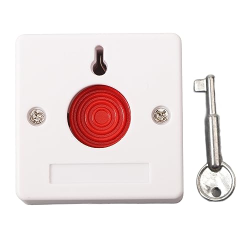 Panikknopf, Effizientes, Langlebiges Bedienfeld, Manueller Reset-Notfallalarmknopf, Eingebettet 250 V f¡§1r Sicherheitssysteme,Alarm von Qqmora