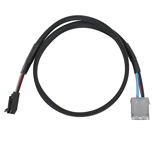Qqmora Anhängerbremscontroller Kabelbaum T -Anschluss 3082 P Ersatz für 2011 2011 2022 Pacifica 2017 2022 ABS Copper 32in von Qqmora