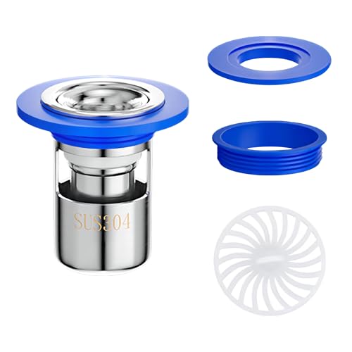 Qrity 1 Stück Bodenablauf Deo Abdeckung, Abläufe Rückflussverhinderer, Floor Drain Plug, Bodenablauf Kern für Badezimmer Küche, 38mm von Qrity