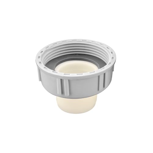 Qrity 1 Stück Küchenspüle Abflussrohr Rohrverbinder, 45mm Innengewinde Rohrverschraubung mit Dichtung und Φ 32mm Stopfen Qrity 1 Stück Küchenspüle Abflussrohr Rohrverbinder, 45mm Innengewinde Rohrverschraubung mit Dichtung und Φ 32mm Stopfen von Qrity