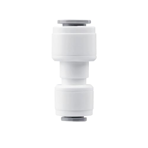 Qrity 1 Stück Wasserzulaufleitung Anschluss, Schnellanschluss für Wasserfilter, Schnellanschluss 1/4" auf 5/16" Wasserfilter Fitting von Qrity