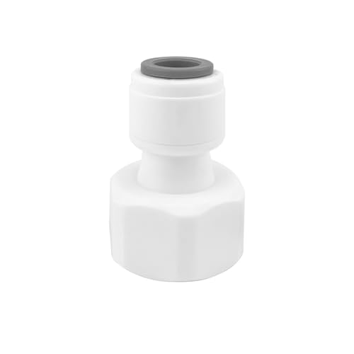 Qrity 1 Stück Wasserfilter Fitting, 5/8" Weiblich auf 5/16" Schnellverbinder, RO Wasser Gerade Rohrfitting, Push In Schnellverbinder Qrity 1 Stück Wasserfilter Fitting, 5/8" Weiblich auf 5/16" Schnellverbinder, RO Wasser Gerade Rohrfitting, Push In Schnellverbinder von Qrity