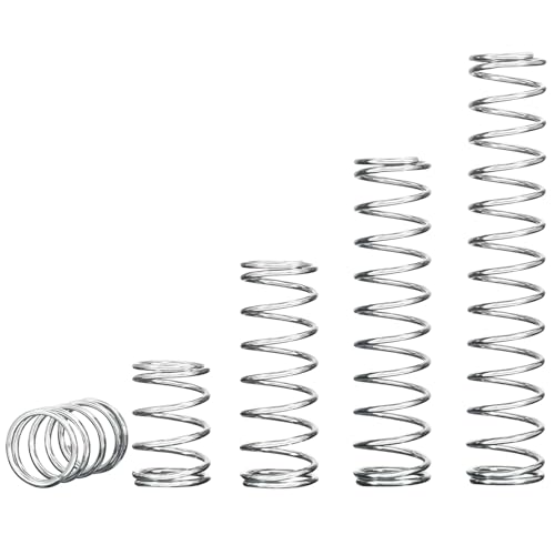Qrity 10 Stück Druckfedern, Edelstahl Spiralfedern, 304 Stahlfeder, 0,7 x 5 x 15 mm Feder, Druckfeder Für Ersatz und Reparatur Qrity 10 Stück Druckfedern, Edelstahl Spiralfedern, 304 Stahlfeder, 0,7 x 5 x 15 mm Feder, Druckfeder Für Ersatz und Reparatur von Qrity
