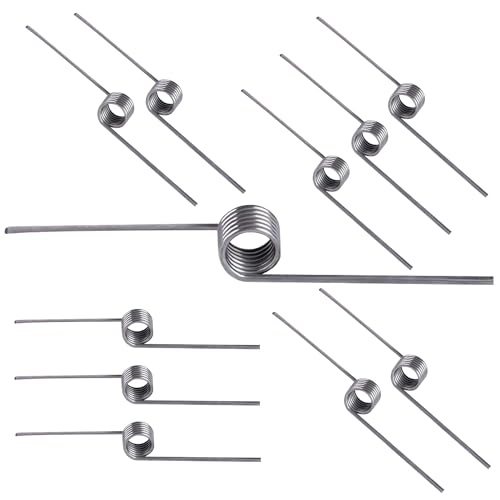 Qrity 10 Stück Torsionsfeder Aus Edelstahl, Torsionsfeder In V-Form, 0,5mm Drahtdurchmesser, Außendurchmesser 4,5mm, 180° Ablenkungsfeder Qrity 10 Stück Torsionsfeder Aus Edelstahl, Torsionsfeder In V-Form, 0,5mm Drahtdurchmesser, Außendurchmesser 4,5mm, 180° Ablenkungsfeder von Qrity