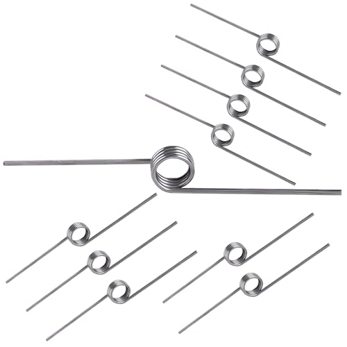 Qrity 10 Stück Torsionsfeder Aus Edelstahl 304, Torsionsfeder In V-Form, Mechanische Torsionsfedern, Außendurchmesser 5mm, 3 Runden, 180° Ablenkungsfeder Qrity 10 Stück Torsionsfeder Aus Edelstahl 304, Torsionsfeder In V-Form, Mechanische Torsionsfedern, Außendurchmesser 5mm, 3 Runden, 180° Ablenkungsfeder von Qrity