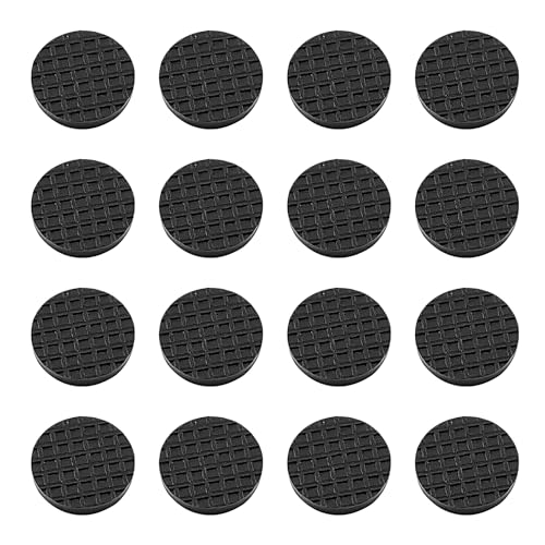 Qrity 16 Stück Möbelgleiter Anti Rutsch Pad, Schwarz Pad, Anti Rutsch Möbelstopper Selbstklebend, Runde, Silikonpads 10MM Qrity 16 Stück Möbelgleiter Anti Rutsch Pad, Schwarz Pad, Anti Rutsch Möbelstopper Selbstklebend, Runde, Silikonpads 10MM von Qrity