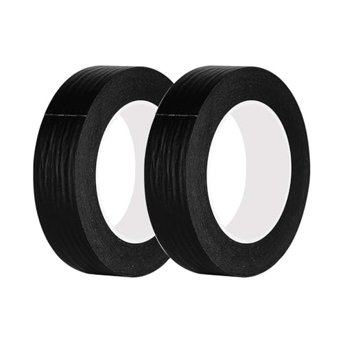 Qrity 2 Stück Abdeckband, 30mm x 50m, Malerkrepp Abdeckband, Malerkrepp für Malerarbeiten und Dekoration, Schwarz Qrity 2 Stück Abdeckband, 30mm x 50m, Malerkrepp Abdeckband, Malerkrepp für Malerarbeiten und Dekoration, Schwarz von Qrity