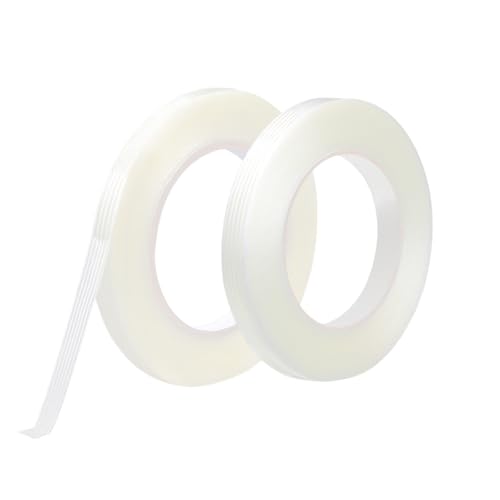 Qrity 2 Stück Filamentklebeband 5mm x 50m, Reparatur Tape, Verpackungsband, Verschleißfest, Wasserdichtes Filament Umreifungsband von Qrity