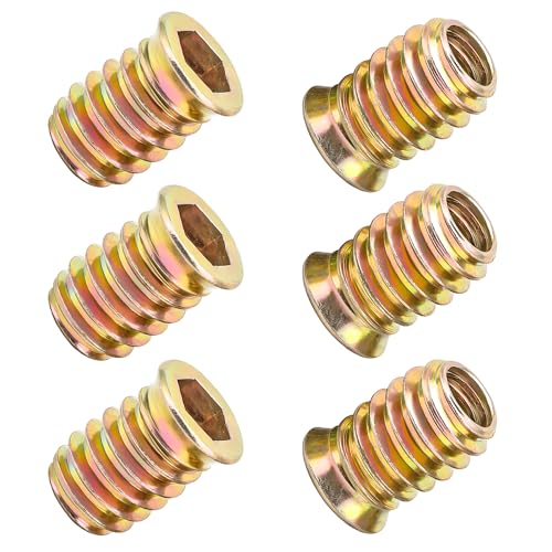 Qrity 20 Stück Gewindeeinsätze Muttern, Einschraubmutter, M8x13mm Gewindeeinsatzmuttern, Einschraubmuffen, Gewindeeinsatz für Holzmöbel Qrity 20 Stück Gewindeeinsätze Muttern, Einschraubmutter, M8x13mm Gewindeeinsatzmuttern, Einschraubmuffen, Gewindeeinsatz für Holzmöbel von Qrity