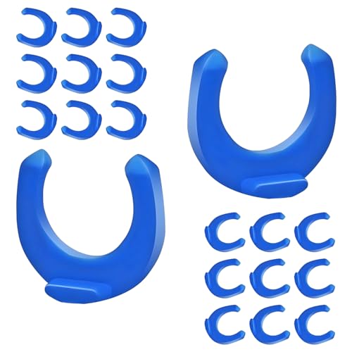 Qrity 20 Stück Kleine Clip 1/4 Zoll Locking Clips Clamps, 1/4" Schnellverbindung Verriegelungsklemme, für Umkehrosmose Wasserfilter Fittings von Qrity