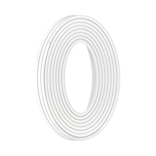 Qrity 3/8" PE Schlauch, Kühlschrankschlauch, Osmose Schlauch, 2 Meter Wasserzulaufleitung, für Wasserfilter, Kühlschränke, RO Wasserfiltersystem von Qrity
