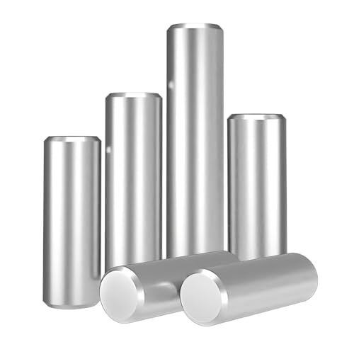 Qrity 30 Stück Zylinderstifte, 304 Edelstahl Stift Unterstützung, M5x25mm Regalbodenträger Regalstützen Stifte, Regal Stifte für Holzprodukte, Maschinenbau Qrity 30 Stück Zylinderstifte, 304 Edelstahl Stift Unterstützung, M5x25mm Regalbodenträger Regalstützen Stifte, Regal Stifte für Holzprodukte, Maschinenbau von Qrity