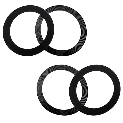 Qrity 4 Stück Dichtungsringe Ersatzdichtungsset für Ablaufgarnitur, O-Ringe Dichtungen, für Qrity 114 mm Spülenserie (ASIN # B09D8YCGSH & B09KBN5YL3 & B09KBRVBZV) von Qrity