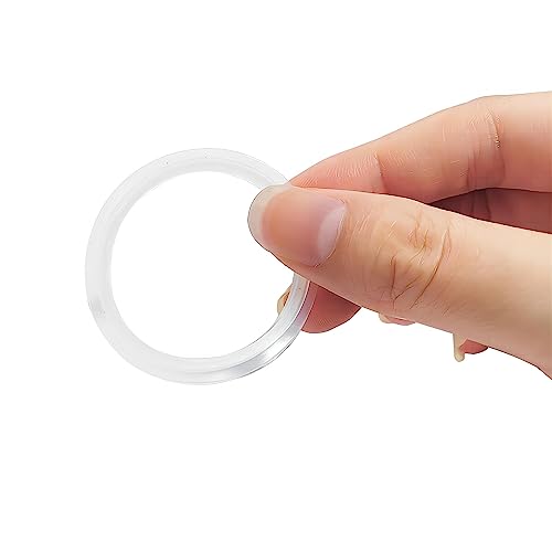 Qrity 4 Stück O-Ring-Lippendichtung 34mm, Waschbecken-Abflussdichtung, Badewannenstopfen Schraube Dichtung Ring, Gummihautring, Waschbecken Stopfen Unterlegscheibefür Pop Up Ventil Ablaufgarnitur von Qrity