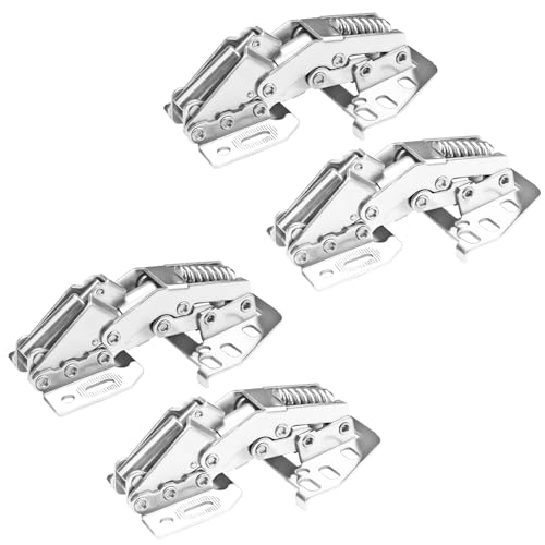 Qrity 4 Stück Schrankscharniere, Soft Close Scharniere, Caravan-Scharnier, Klappenstütze Lift, Hochklappscharnier Qrity 4 Stück Schrankscharniere, Soft Close Scharniere, Caravan-Scharnier, Klappenstütze Lift, Hochklappscharnier von Qrity