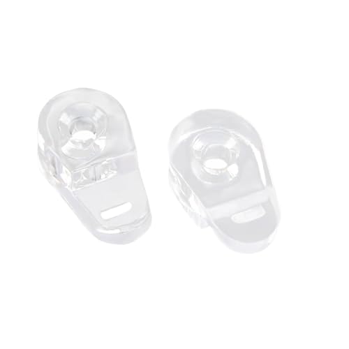 Qrity 40 Stück Glasklemme, Glasregalhalterung Spiegelclips, Kunststoff Halter Clip, Eignet Sich zur Befestigung von 3-4mm Dickem Glas Qrity 40 Stück Glasklemme, Glasregalhalterung Spiegelclips, Kunststoff Halter Clip, Eignet Sich zur Befestigung von 3-4mm Dickem Glas von Qrity
