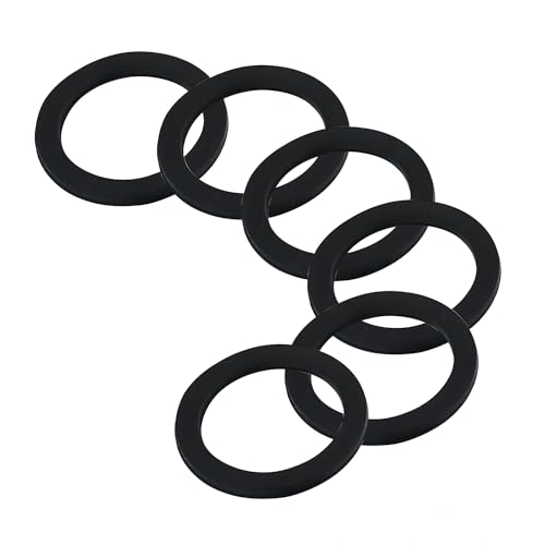 Qrity 6 Stück O-Ring Dichtungsgummi, Küchenspüle Schnappgummi Dichtung, Dichtungsring Dichtung, Ersatzdichtungen, OD 55mm, ID 41mm für Rohr von Qrity