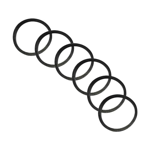 Qrity 6 Stück O-Ring Dichtungsgummi, Flachdichtungen für Schlauchanschlüsse, Runde Dichtung, Dichtung für Schlauch, OD 45mm, ID 39mm von Qrity