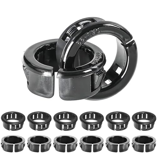 Qrity 20 Stück Kabeltüllen, Kabeldurchführung, 16mm Kabeldurchführung Kunststoff, Kabel Drahtdurchführung, Tülle Schnappbuchse für Drähten und Kabe Qrity 20 Stück Kabeltüllen, Kabeldurchführung, 16mm Kabeldurchführung Kunststoff, Kabel Drahtdurchführung, Tülle Schnappbuchse für Drähten und Kabe von Qrity