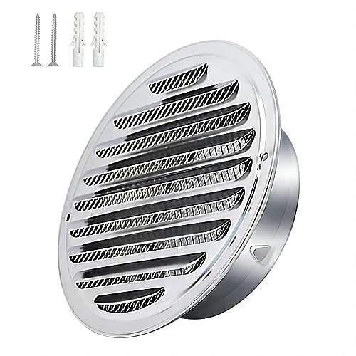Qrity Lüftungsgitter Abschlussgitter 120mm, Abluftgitter, mit Insektenschutz, Abluftauslasshaube, Abluftöffnungen der Dunstabzugshaube, Abluftgitter für Küchen und Bäder Qrity Lüftungsgitter Abschlussgitter 120mm, Abluftgitter, mit Insektenschutz, Abluftauslasshaube, Abluftöffnungen der Dunstabzugshaube, Abluftgitter für Küchen und Bäder von Qrity